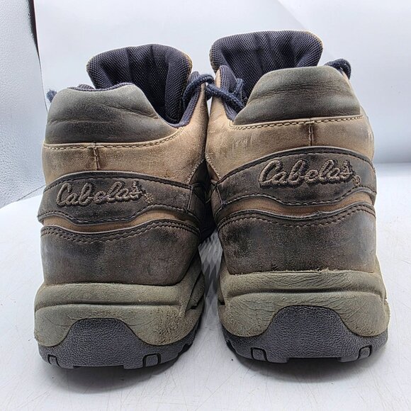 Cabelas Mens Size 10 B Brown Waterproof Leather Hiking Boots Outdoors Hiking - Picture 4 of 14